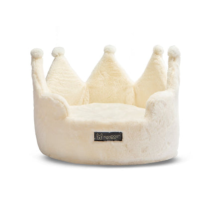 Cloud Crown Bed (Ivory) - NANDOG PET GEAR